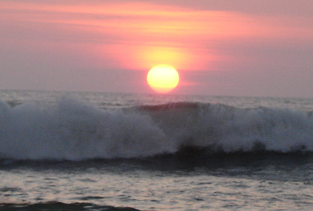 Last Day in Punta Marenco Sun Set at the Beach