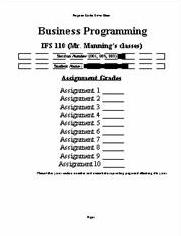 Click for Assignment Grade Sheet for folders