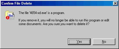 Confirm File Delete Dialog Box