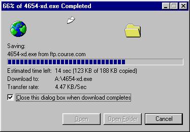 4654-xd.exe Completed Dialog Box