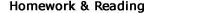 Link to homework assigments from e-grade and text